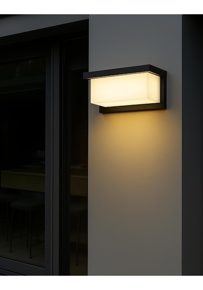 Ct-7084 Cunda 30w Duvar Apliği Modern Led Dış Aydınlatma 2350lm Günışığı 3200k Diğer