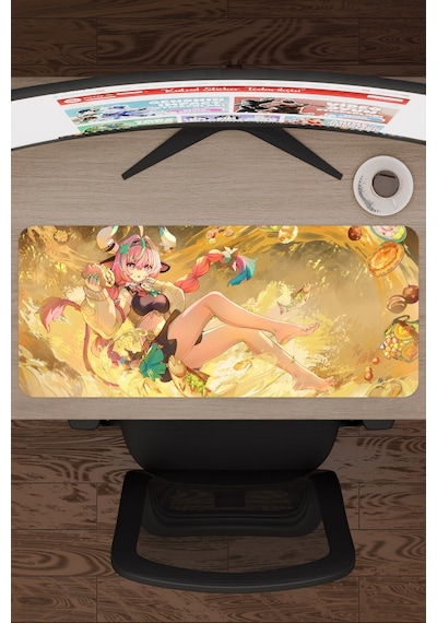 Varesa Genshin Impact Anime Gacha V5 - 70x30 Xl Gaming Mouse Pad Fare Altlığı