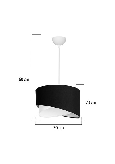 Modelight Nilay Tekli Sarkıt Siyah/beyaz