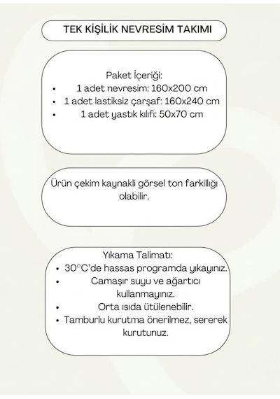Doğal Nefes Alan Dokuya Sahip Terletmeyen Tek Kişilik Pamuk Nevresim Takımı Sarı Yaprak Serisi Çok Renkli
