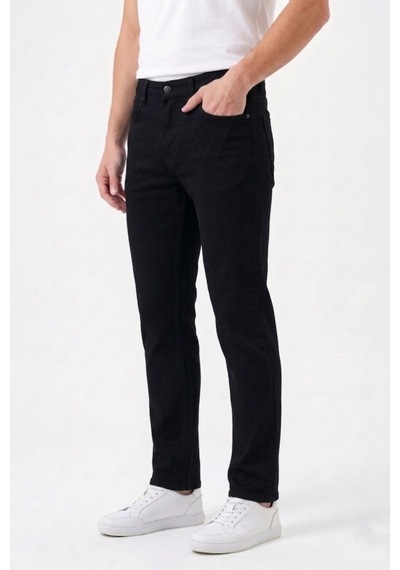 Dynamo Erkek Klasik Kalıp Jeans Pantolon 1701 Bgl-st05355 Siyah