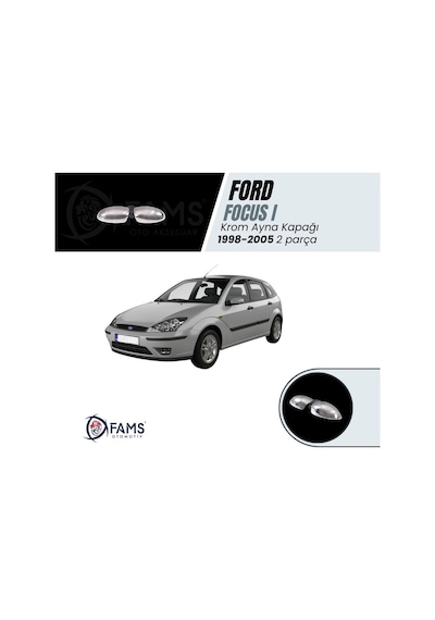 Ford Focus 1 Krom Ayna Kapağı 2 Prç. 1998-2005 P. Çelik