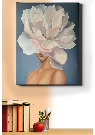 Webstyle Sayılarla Boyama Seti Kasnaklı Gül Kadın 7 60 X 75 Cm