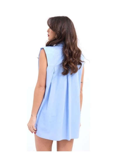 Defymoda 5210 Gömlek-mavi Mavi