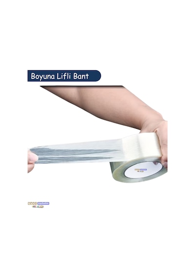 Yırtılmaya Karşı Dirençli, Yüksek Yapışma Gücü Boyuna Lifli Bant 50mmx50mt 559a3 1