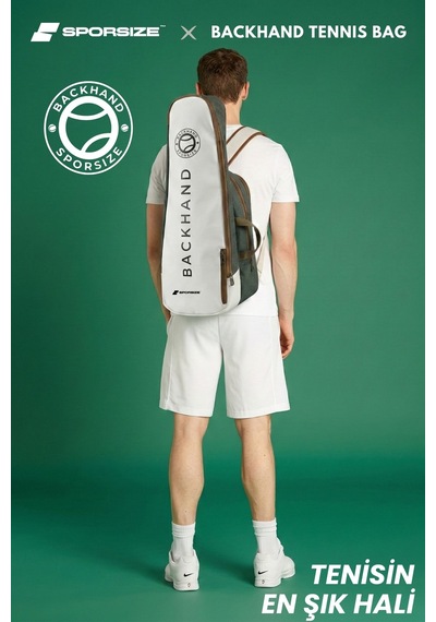 Backhand Tennis Bag 3 Racket Capacity - Tenis Çantası 3 Raket Kapasiteli