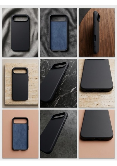 Iphone 17 Aır Uyumlu Silikon Ve Esnek Lansman Premıum Kılıf Siyah