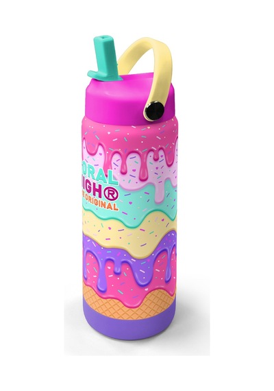 Coral High Pembe Rengarenk Katlanır Ağızlıklı Çelik Termos 650 Ml 38377 Pembe - Altın