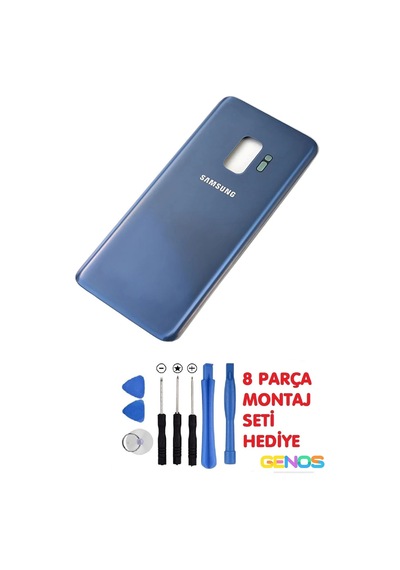 Samsung Galaxy Uyumlu S9 Plus G965f Arka Cam Kapak Batarya Pil Kapağı Mavi Diğer