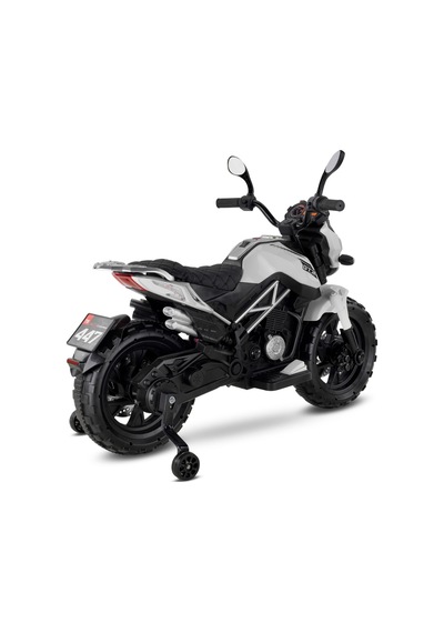 Motocross Cross Akülü Motor Akülü Araba Yeni Seri Babyhope 447 12v Beyaz