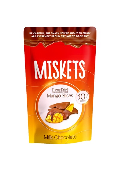 Miskets Sütlü Çikolata Kaplamalı Kurutulmuş Mango 80 G