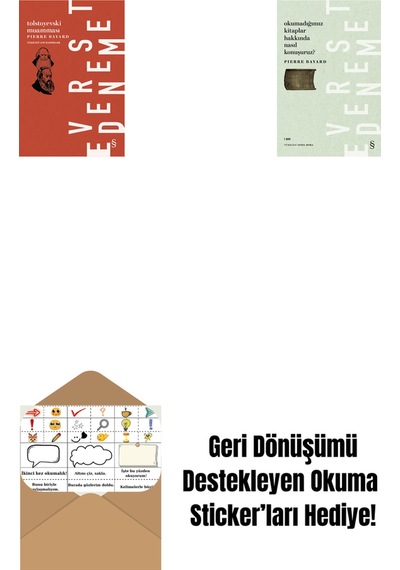 Tolstoyevski Muamması + Okumadığımız Kitaplar Hakkında Nasıl Konuşuruz + Okuma Sticker'ları
