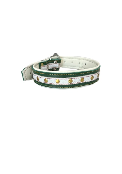 Ln Leather Gerçek Deri Orta Irk Yumuşak Dokulu 3,5 X 65 Cm Yeşil Beyaz Yeşil