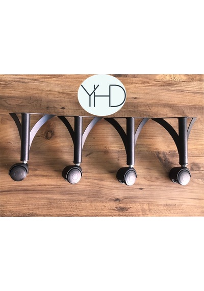 Yaren Home Dizayn Metal Sehpa, Dolap, Berjer, Tv Ünitesi Ayağı 22 4 Lü Paket Siyah