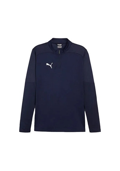 Puma Teamfinal Training 1/4 Zip Erkek Futbol Antrenman Uzun Kollu Üst 65855106 Lacivert Lacivert