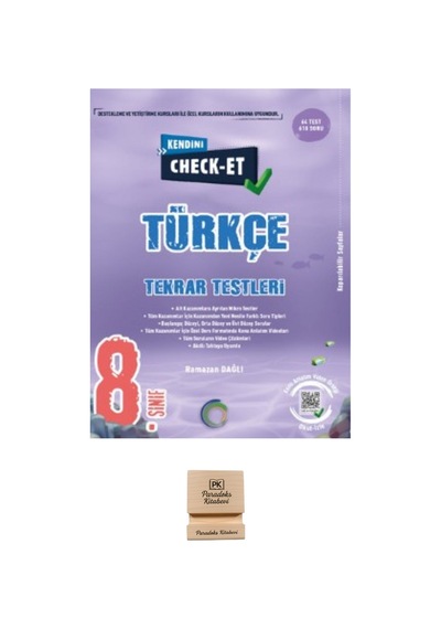 Okyanus Lgs 8. Sınıf Check Et Türkçe Tekrar Testleri+ Telefon Standı
