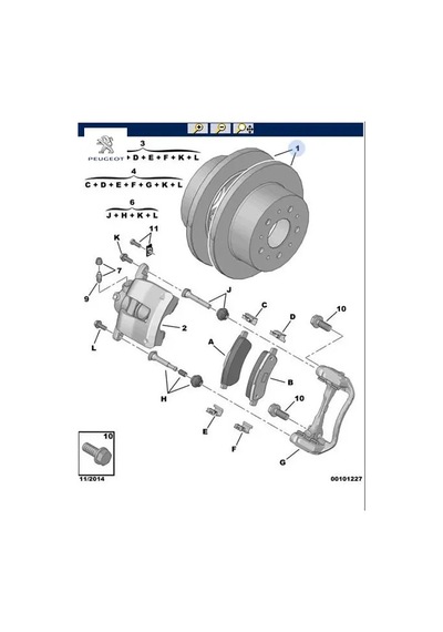 Arka Fren Disk Aynası Boxer Iıı 14-.. Peugeot 1612435780