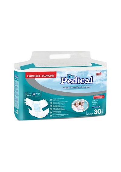 Halk Dr.Pedical Yetişkin Hasta Bezi 30'Lu L