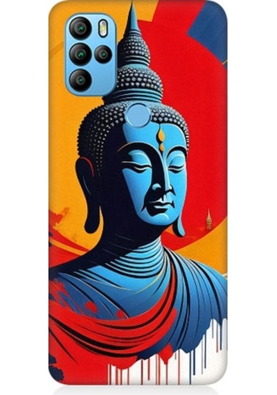 General Mobile Gm 21 Pro Uyumlu Budha Heykeli Desenli Silikon Kılıf