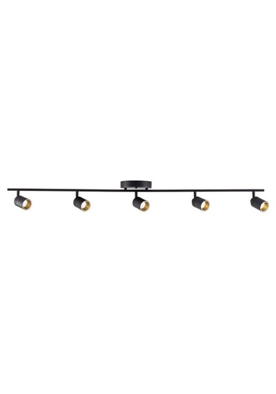 Rsylight Metal Modern 5 Li Siyah Led Spot Avize Beyaz Ampullü Siyah