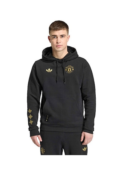 Adidas Mufc Cs Hd Erkek Futbol Sweatshirts Jm5565 Siyah Siyah