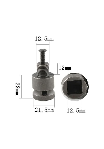 Kilitlemeli Somun Sökme Sıkma Makinesi İçin 1 Adet Sds-max Metal Mandren Ve Adaptör Seti