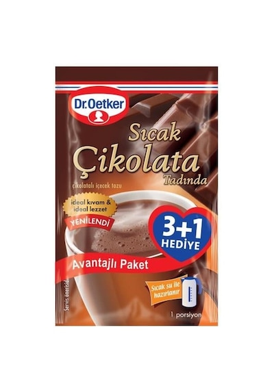 Sıcak Çikolata 4 Lü 76gr
