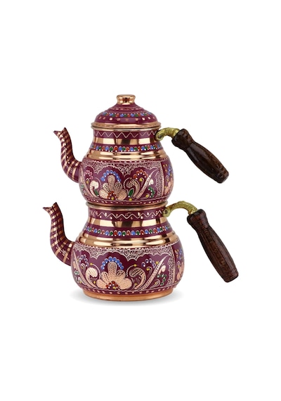 Middle Vişne Bakır Çaydanlık 2,5 Lt
