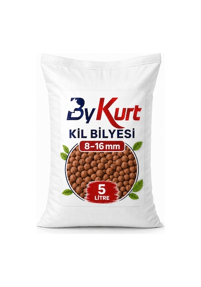 Kil Bilyesi 8-16 Mm Yıkanmış Kil Bilyesi 5 Litre 5 L