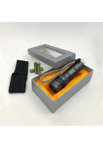 Police Pc-17 Zoomlu Cree Led Pilli El Feneri Gri