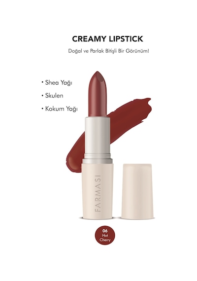 Farmasi Creamy Lipstick 06 Hot Cherry