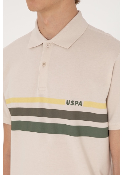 U.S. Polo Assn. Erkek Regular Fit Polo Yaka Taş Tişört 50306811-VR049