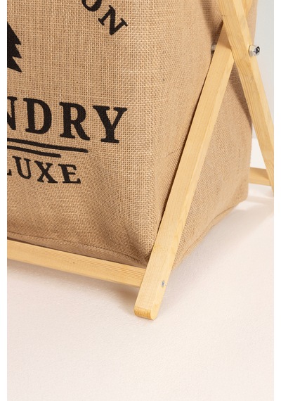 Tidy Jüt Katlanır Çamaşır Sepeti 40x30x50cm 6022 Bej