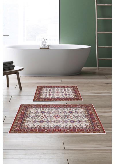 Alanur Trend Kaymaz Taban Dijital Banyo Takımı Kt434 Kahve