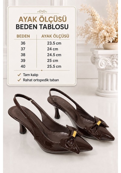 Dabab Shoes Kamıla Kadın Acı Kahve Fiyonk Detaylı Rugan Sivri Burun Slingback 7 Cm İnce Topuklu Ayakkabı Kahverengi Dabab Shoes Kamıla Kadın Acı Kahve Fiyonk Detaylı Rugan Sivri Burun Slingback 7 Cm İnce Topuklu Ayakkabı Kahverengi