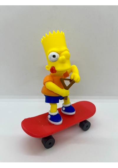 Bart Simpson 3d Figürü