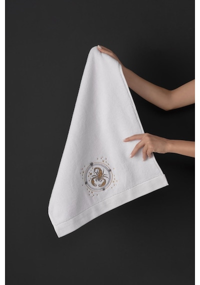 Varol %100 Microcotton Üst Kalite Havlu Seti Burç Nakışlı Akrep-standart Akrep Diğer