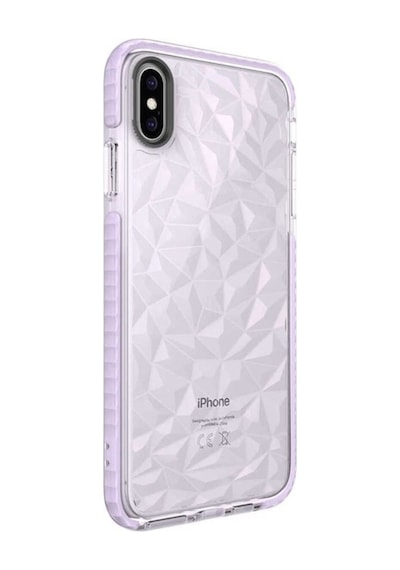Apple Uyumlu iPhone Xs 5.8 Kılıf Zore Buzz Kapak Mor
