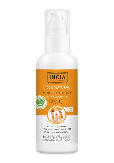 Incıa%100 Doğal Ve Organik Tamanu Yağlı Güneş Losyonu Filtreli Tüm Aile Için 50 Spf 100 Ml Sku: Mır8690010494443