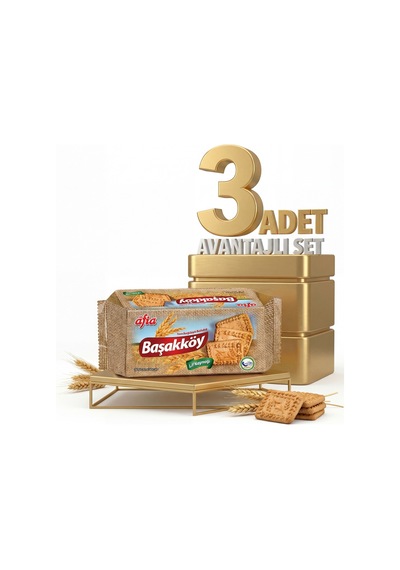 Afia Başakköy Tam Buğdaylı Bisküvi 3x110 Gr