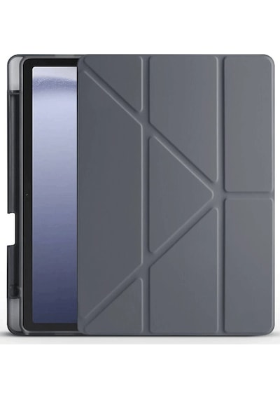 Newface Huawei Honor Pad X9 11.5 Kılıf Kalemlikli Mars Tablet Kılıfı - Koyu Gri
