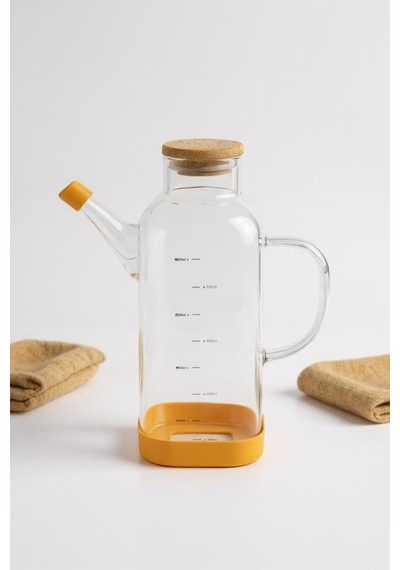Bambum Petto - Bambu Kapaklı Yağdanlık 800ml Çok Renkli