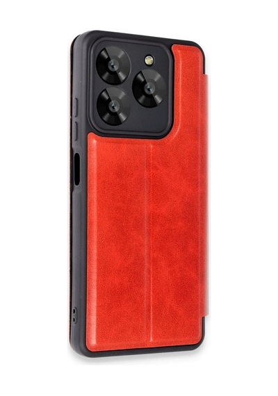General Mobile Era 30 Kılıf Flip Cover - Kırmızı Kirmizi