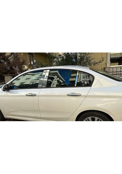 Fiat Egea Krom Cam Direği Sağ Sol Takım 6 Prç 2015-2025 Sd / Hb Uyumlu