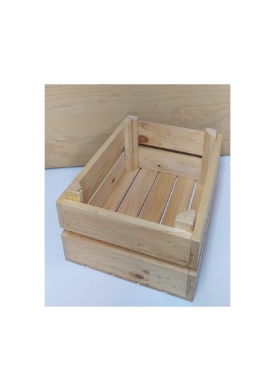 Ahsap Kasa Büyük Lüx Natural Natural
