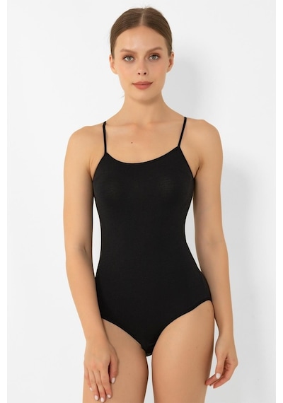 Miorre Modal Ince Askılı Çıtçıtlı Body