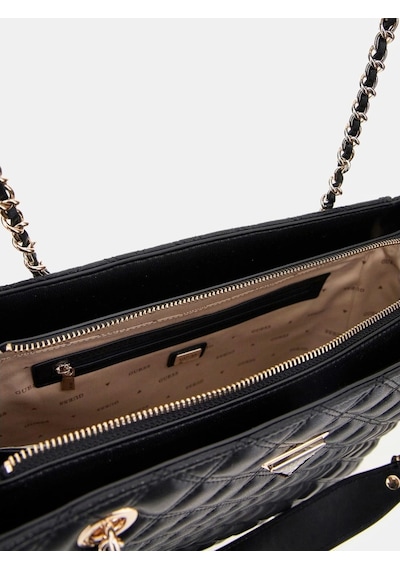 Guess Kadın Siyah Giully Büyük Tote Çanta Siyah
