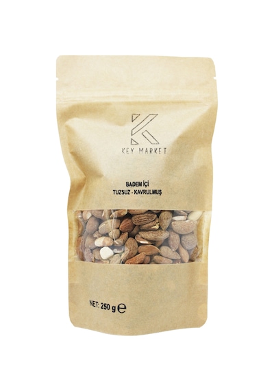 Key Market Doğal Kavrulmuş Badem İçi 250 G