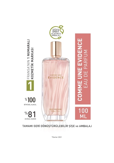 Yves Rocher Comme Une Evidence Kadın Parfüm EDP 100 ML