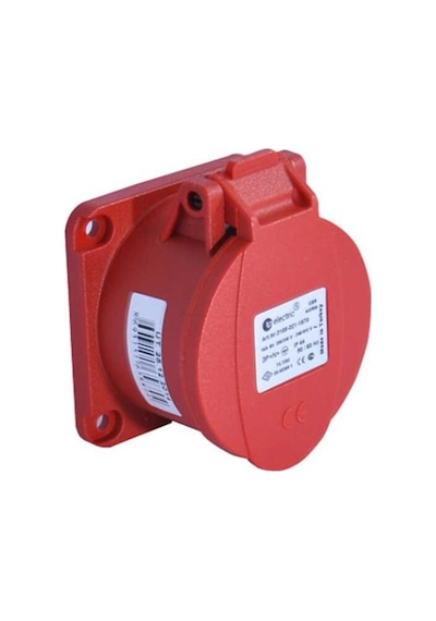 Tp Electric 3126 321 1670 4x32A Ip44 Makine Prizi Düz 70x70